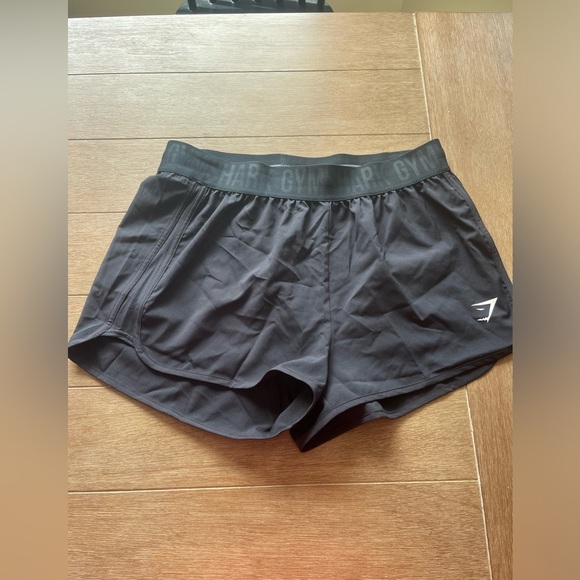 Gymshark Black Athletic Shorts - Picture 1 of 5